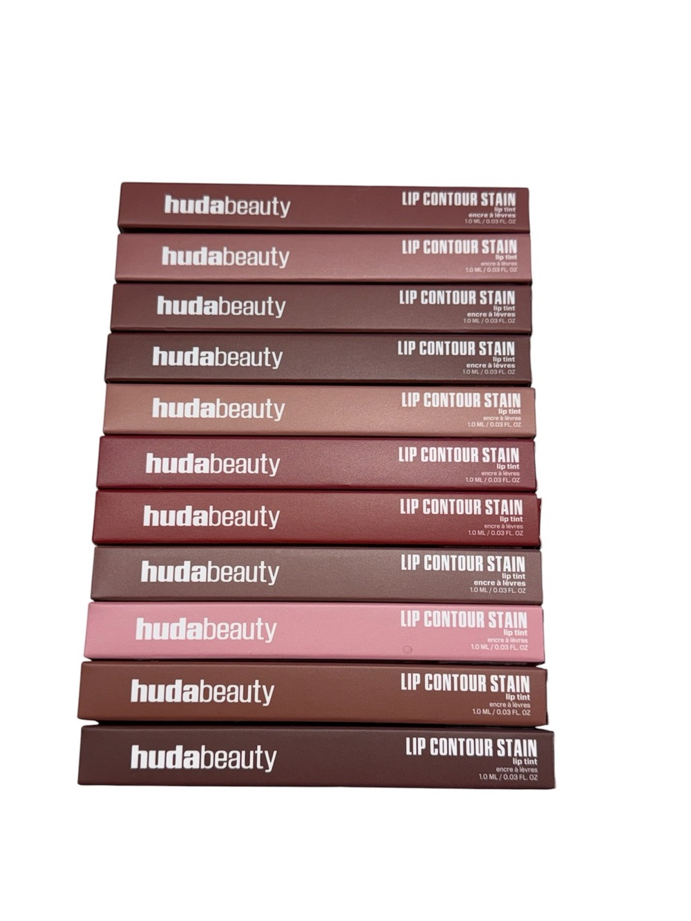 HUDA BEAUTY Lip Contour Stain full collection set. BRAND NEW